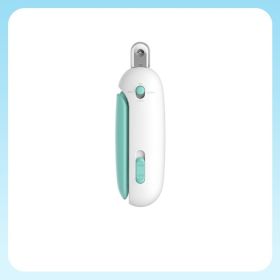 Cat Nail Scissors With Gravity Push Scissors (Option: Chinese Version Packaging-Blue)