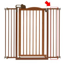 Touch Gate II Extension Only (Option: Touch Gate II Extension in Brown)