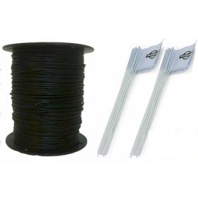 Essential Pet Heavy Duty In-Ground Wire - Use with the E-Fence 3500 System (Option: Ground Fence Wire and Flag Kit 1000 Feet)