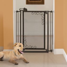 Touch Gate II Extension Only (Option: Touch Metal Mesh Pet Gate in Antique Bronze)