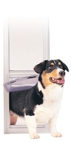 PetSafe Freedom Patio Panel Pet Door For Sliding Glass Patio Doors (Option: Medium / Bronze)